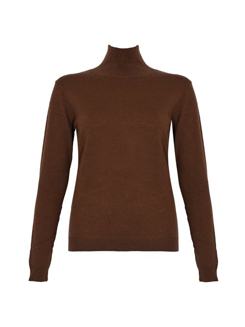 Dolcevita Kiku in filato di seta e lana Cioccolato WEEKEND MAX MARA | 2525366012600004